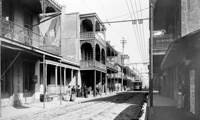 Royal Street in the 1890s